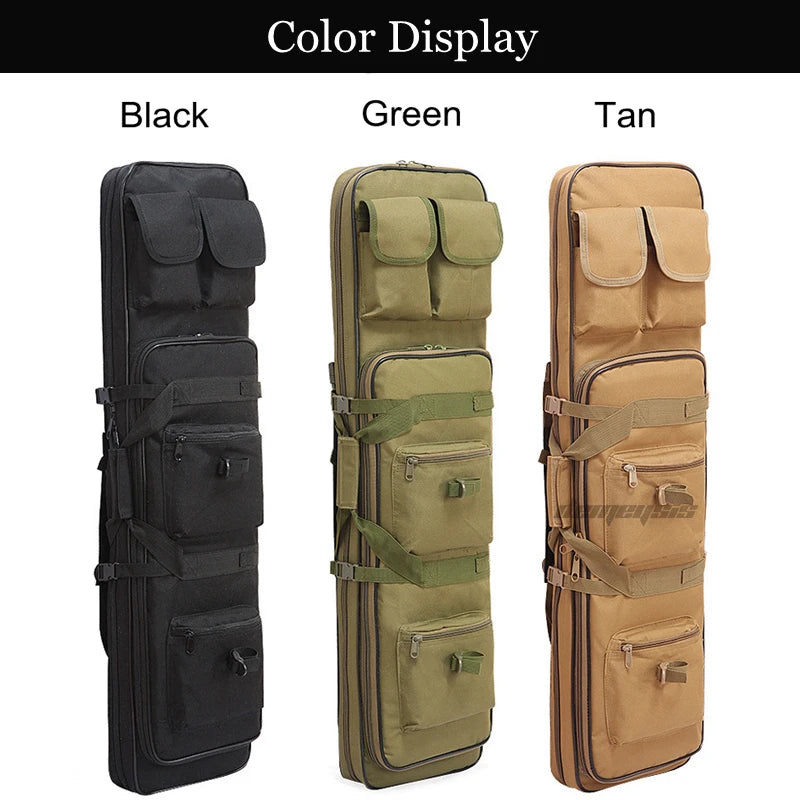 Tactical Rifle Case Airsoft Paintball Sniper Cs Game Shooting Hunting Range Gun Bag Outdoor War Games Backpack