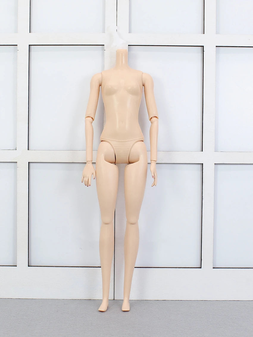 Multi Joints Movable Doll Body Figure Fat Slim Yoga Doll Body Beige White Brown Doll Toy Body For All 1/6 Head Man Lady Doll Toy