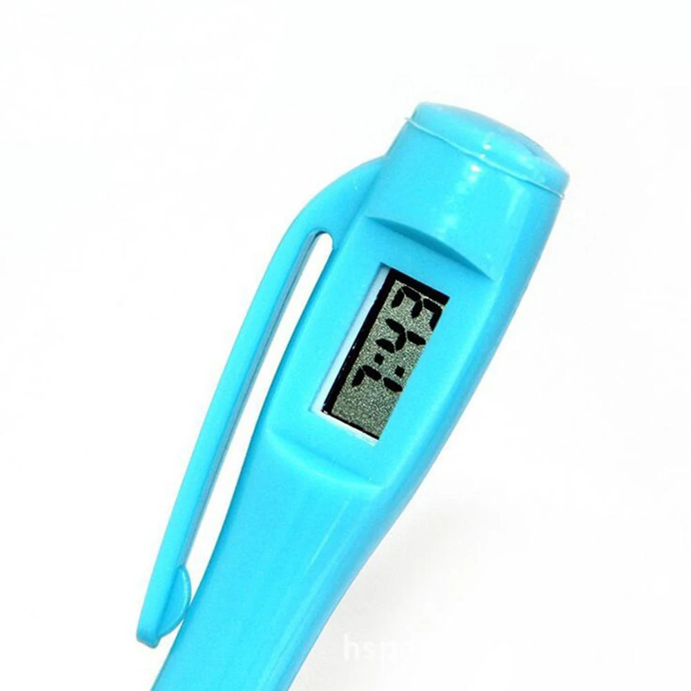 Digital Watch Ballpoint Pen Electronic Clock Student Stationary School Supplies