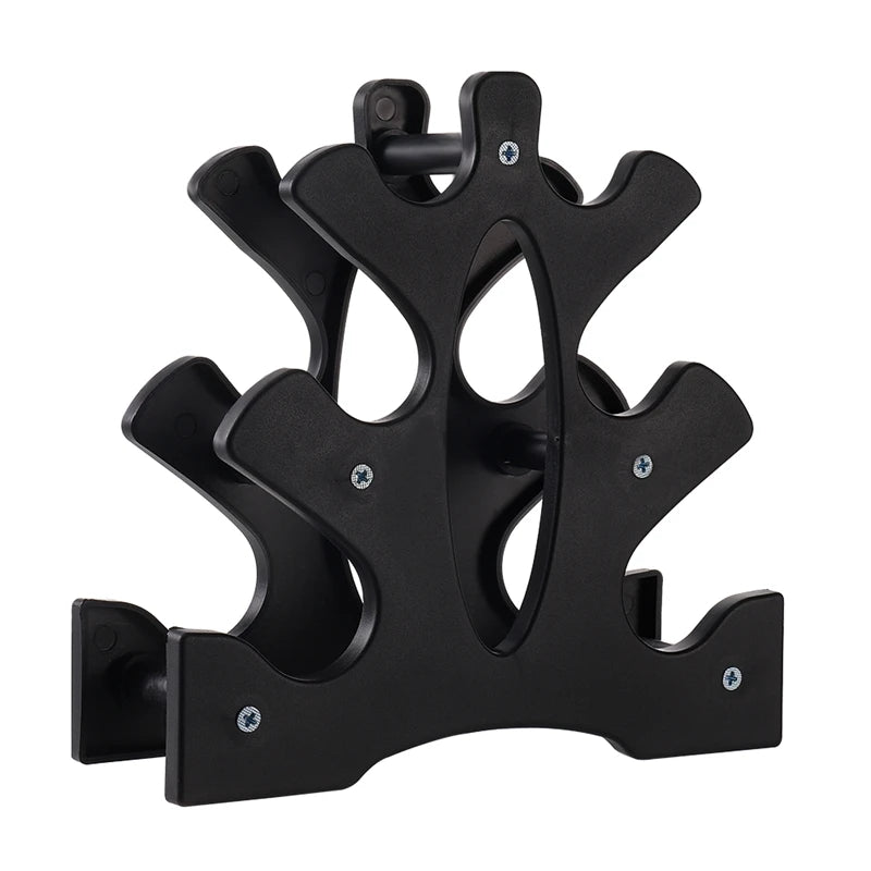 New Dumbbell Rack Stand 3 Tier Dumbbells Weights Handle Stand Holds 30 Pounds Fitness Gym Equipment Accessories