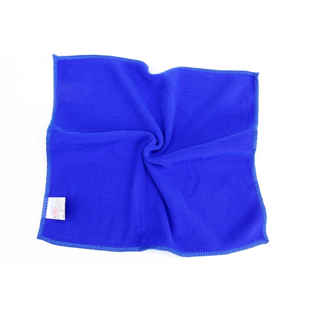 Auto SUV Soft Microfiber Absorbent Towel Car Detailing Wash Cleaning Cloth Blue Portable Washing Tools Universal Car Accessories