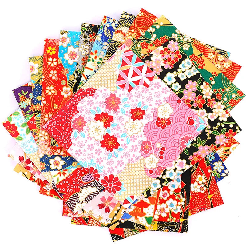 100pcs Patterned Paper Strips Lucky Star Origami Craft Paper Handmade Art Paper Folding