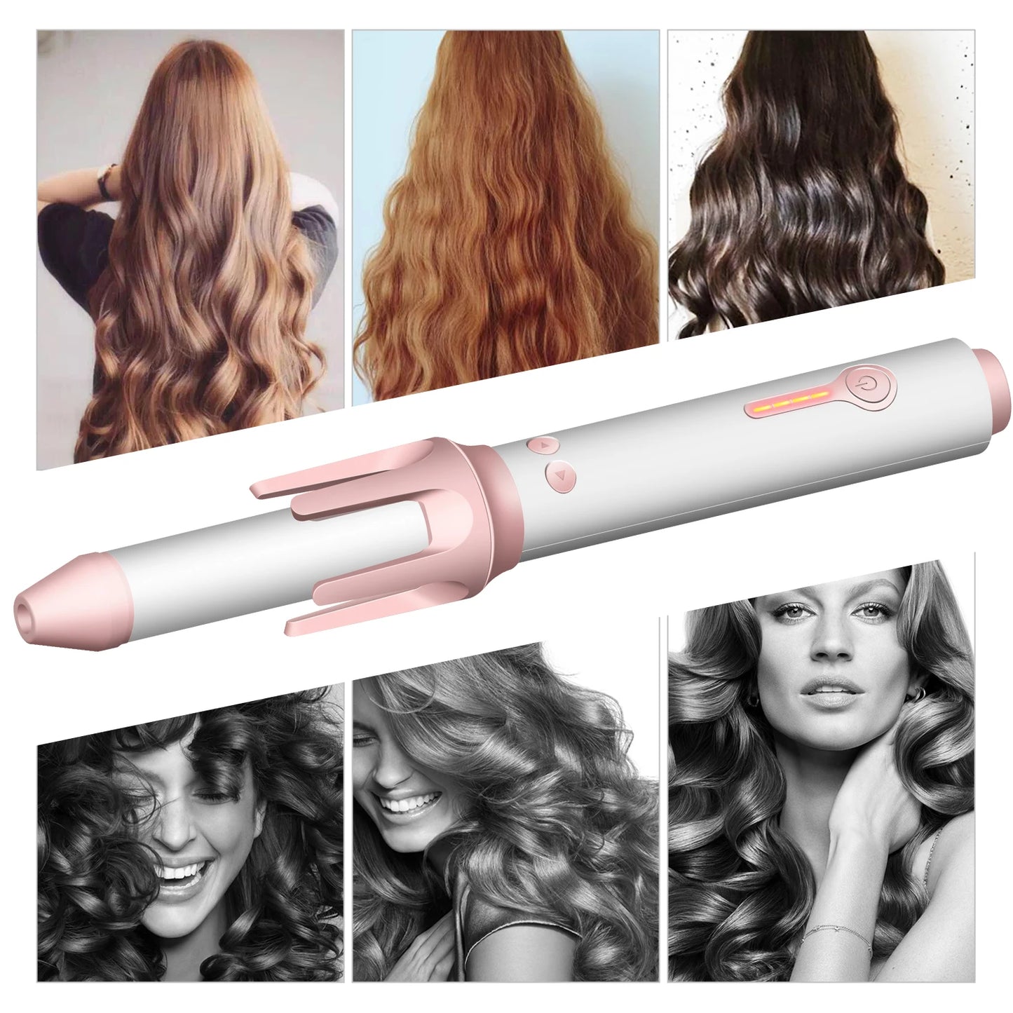 Automatic Hair Curler Auto Hair Curling Iron Ceramic Rotating Air Curler Air Spin Wand Styler Curl Machine Magic Hair Curler