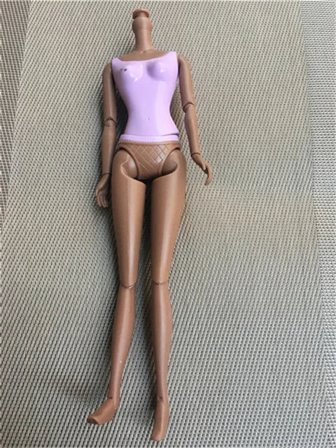 Multi Joints Movable Doll Body Figure Fat Slim Yoga Doll Body Beige White Brown Doll Toy Body For All 1/6 Head Man Lady Doll Toy