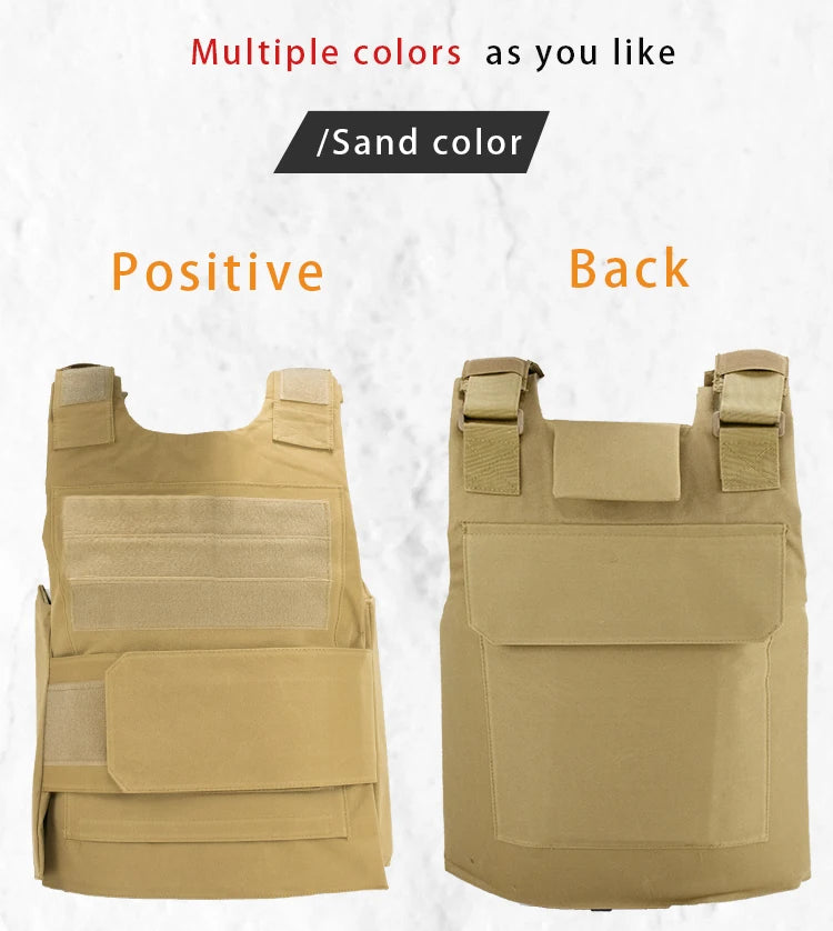 Tactical Vest Men Hunting Vest Plate Military Gear Airsoft Paintball Game Body Armor 4 Colors