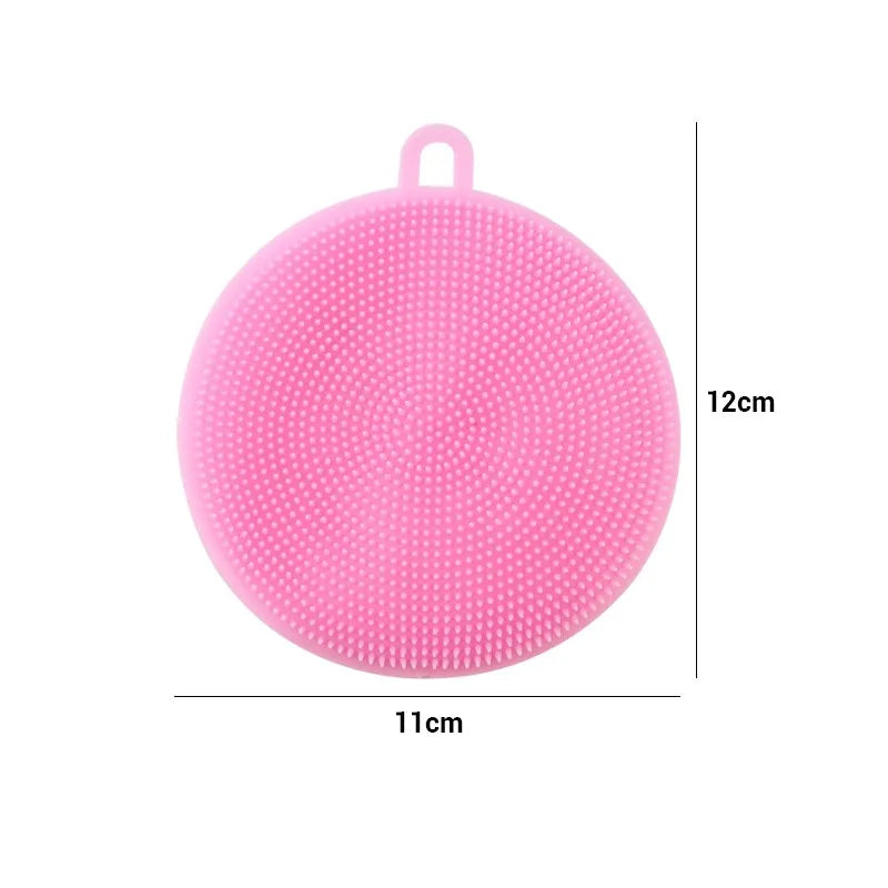 Fais Du Multifunction Silicone Sponge Dish Kitchen Supplies Household Cleaning Brush Dishwashing Sponge Cleaning Tools