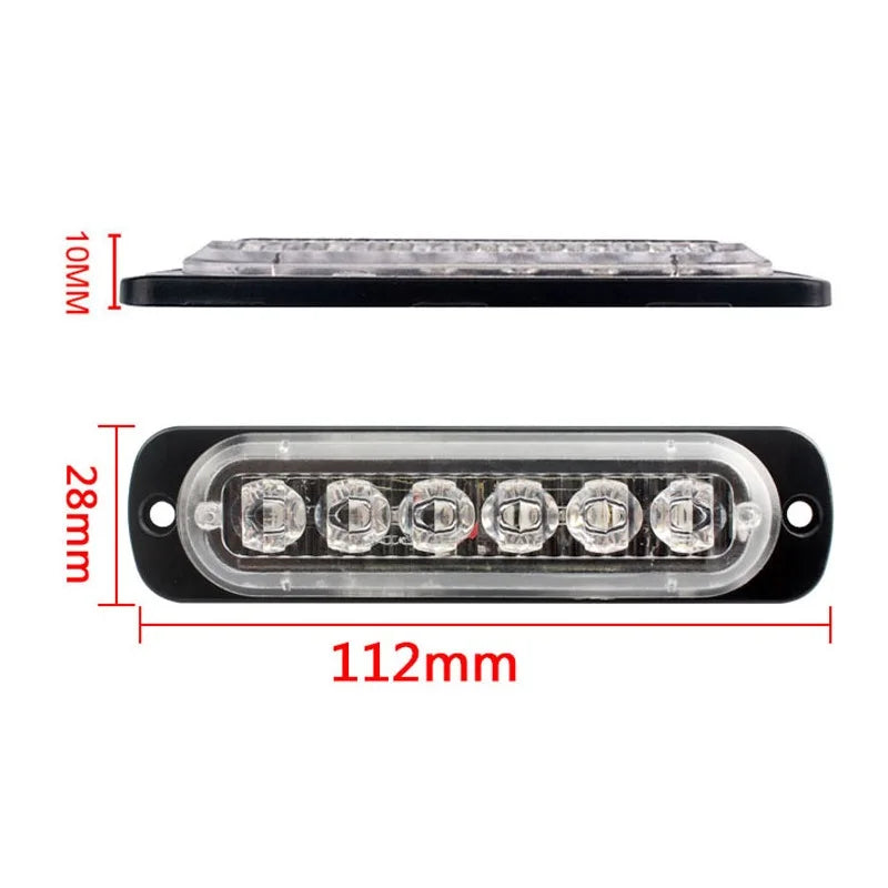 4 In 1 Amber Truck LED Strobe Flash Dash Emergency Warning Light 12V Wireless Car Emergency Flashing Light For Truck Trailer SUV