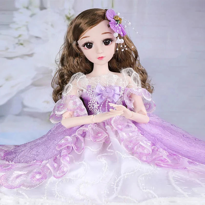 60cm Fashion Girl Dolls Large Original Handmade 1/3 Doll Full Set 15 Jointed Doll Girls Toys for Children Kids Gif Fashion Doll