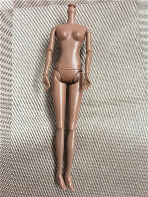 Multi Joints Movable Doll Body Figure Fat Slim Yoga Doll Body Beige White Brown Doll Toy Body For All 1/6 Head Man Lady Doll Toy