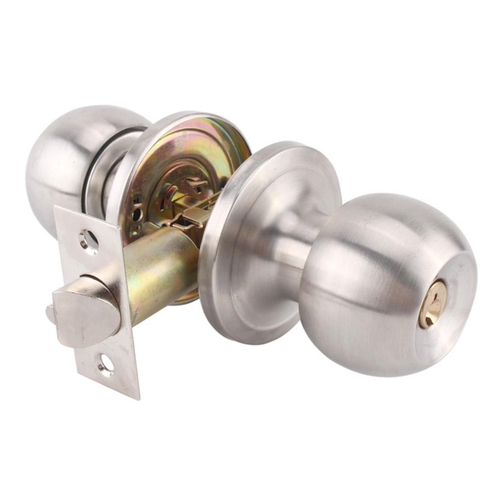 Door Handle Lock Aluminum Alloy Door Key Locks Room Hotel Anti Theft Safty Security Locker Latch For Toilet /Bathroom/Bedroom