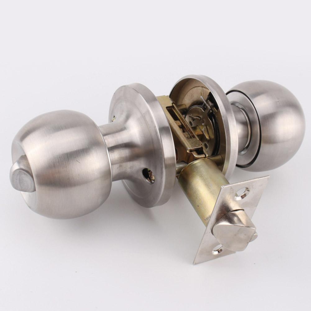 Door Handle Lock Aluminum Alloy Door Key Locks Room Hotel Anti Theft Safty Security Locker Latch For Toilet /Bathroom/Bedroom