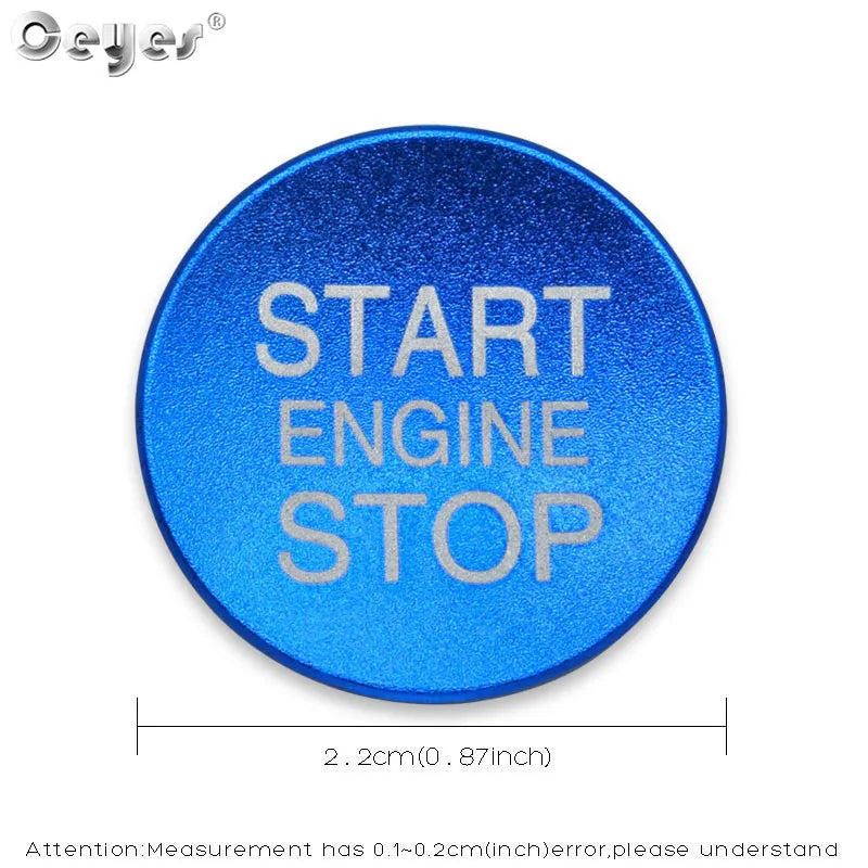 Ceyes Car Styling Accessories Start Stop Engine Button Cover Case For Alfa Romeo Mito 159 147 156 Giulietta Stelvio 166 Stickers