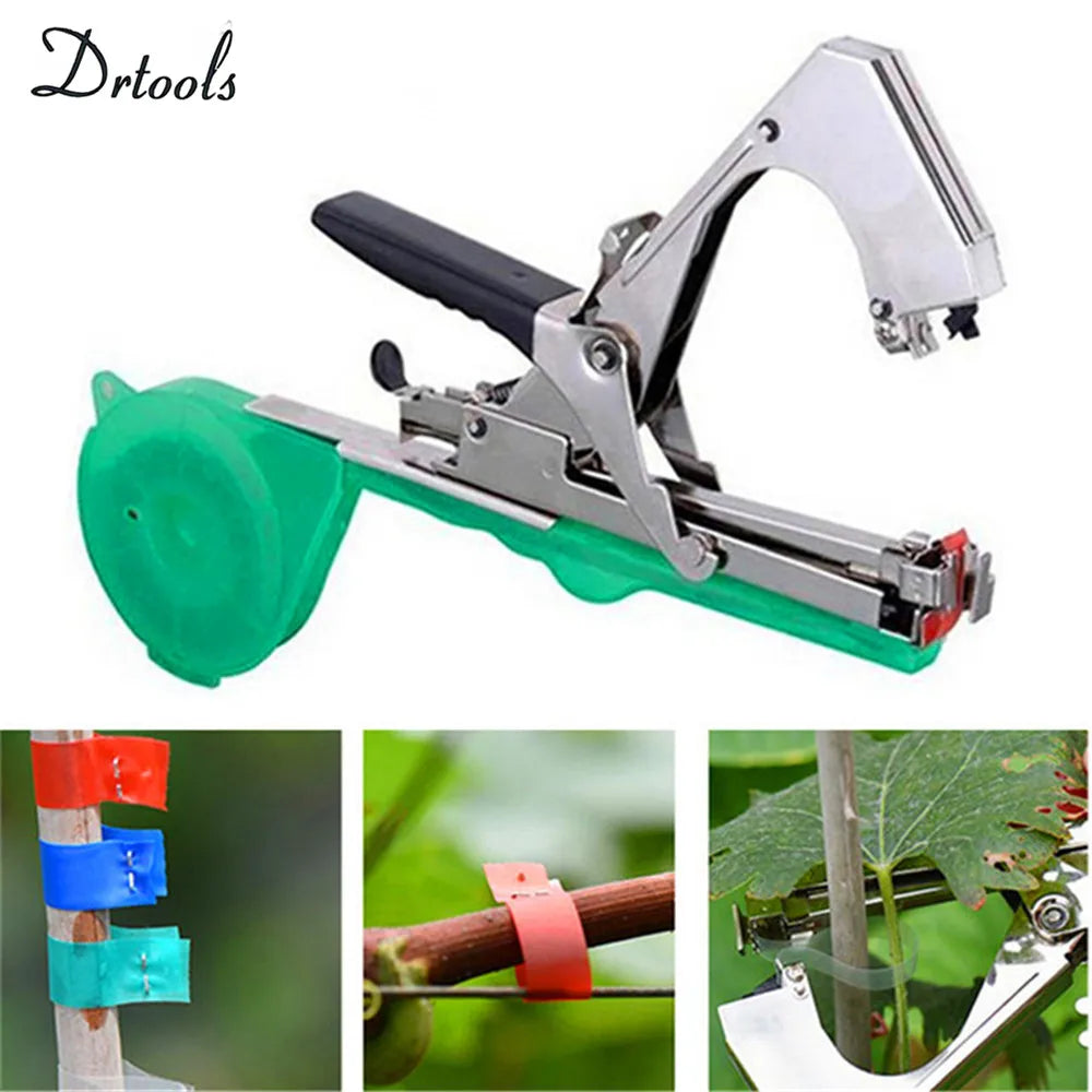 Drtools Garden Tools Garter Plants Tying Machine Branch Hand Tying Machine Tapetool Tapener Minced Vegetables Home Garden