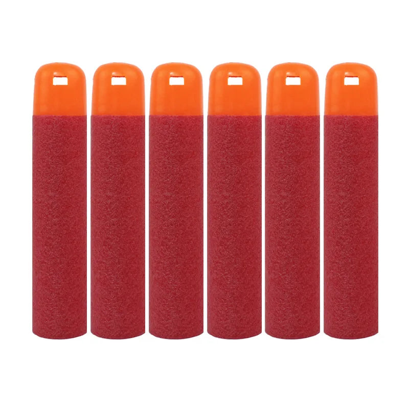 30Pcs 9.5x1.8cm Accustrike Big Hole Sucker Head Bullets Red Sniper Rifle Bullets Darts for Nerf Mega Toy Gun Foam Refill Darts