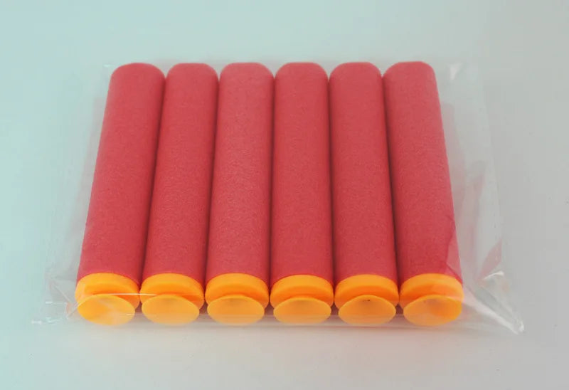 30Pcs 9.5x1.8cm Accustrike Big Hole Sucker Head Bullets Red Sniper Rifle Bullets Darts for Nerf Mega Toy Gun Foam Refill Darts