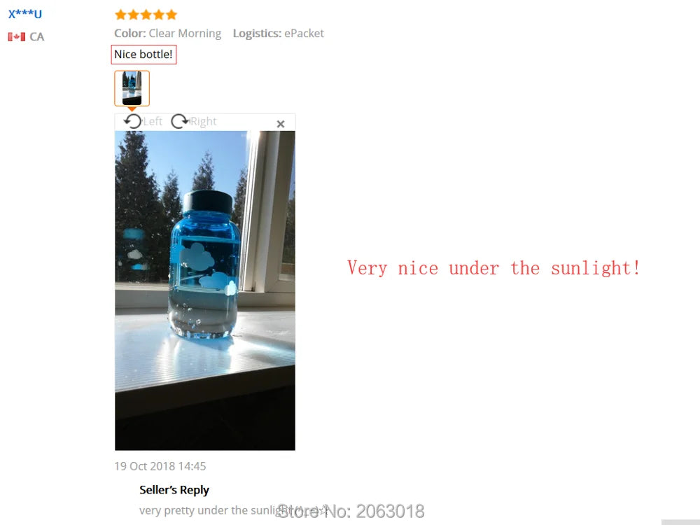 Sky Glass Water Bottle with Sleeve 600ml Cup Gradient Color Sport Bottles Fashion Camping Bottle Tour Drinkware Drop Shipping