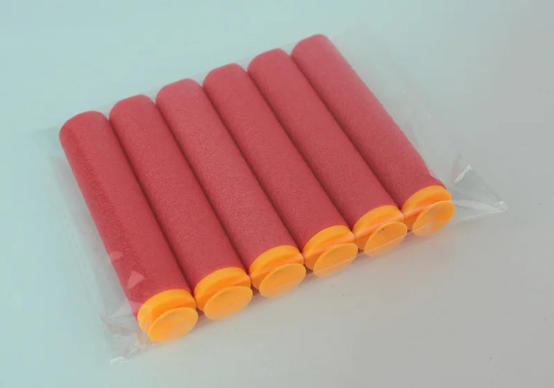 30Pcs 9.5x1.8cm Accustrike Big Hole Sucker Head Bullets Red Sniper Rifle Bullets Darts for Nerf Mega Toy Gun Foam Refill Darts