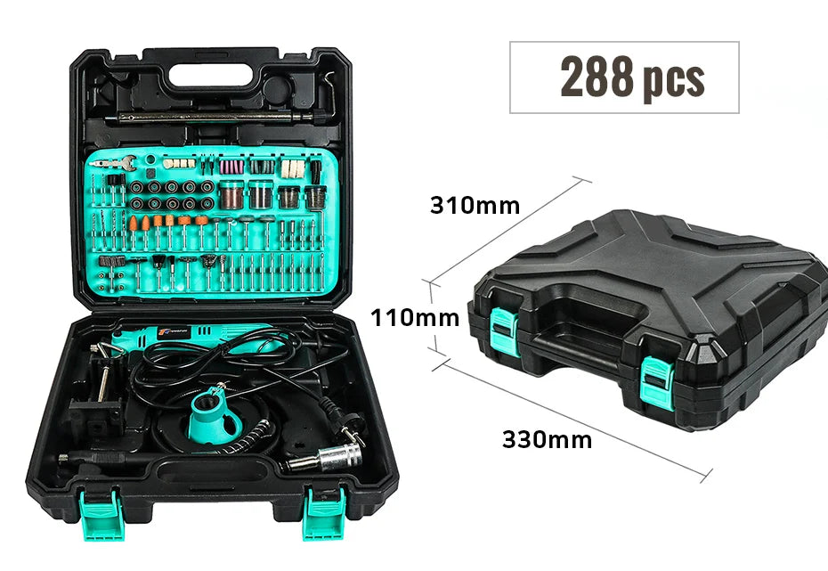 220V/110V Mini Rotary Tool DIY Mini Dremel Drill Power Tool Mini Grinder Hand Drill Polishing Machine With Dremel Accessories