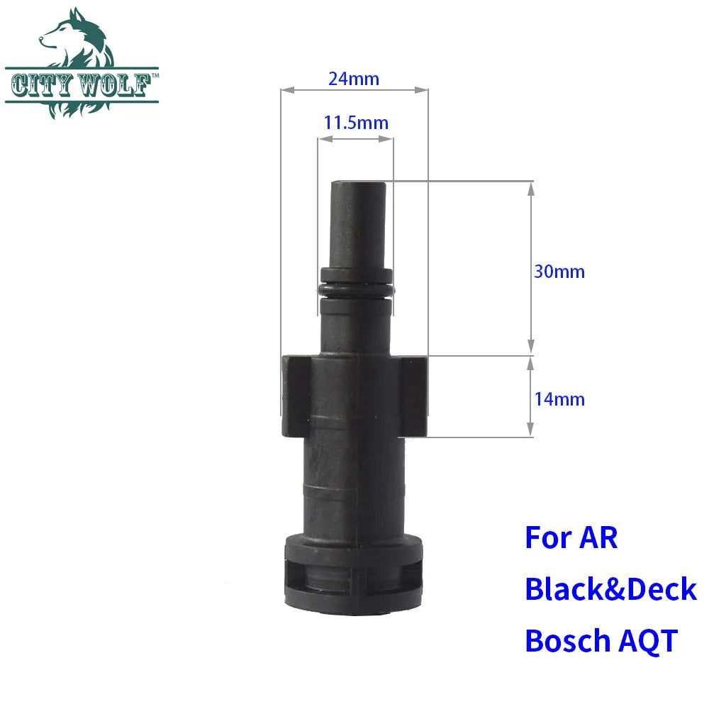 High Pressure Washer Gun Car Wash Gun Lance For AR Michelin Makita Bosch AQT Series Powe Washer Car Motocycle Roof Yard Cleaning