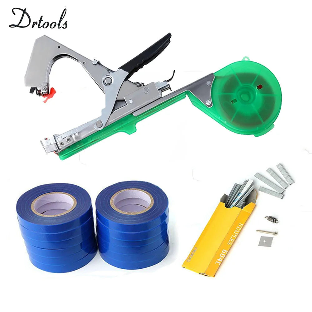 Drtools Garden Tools Garter Plants Tying Machine Branch Hand Tying Machine Tapetool Tapener Minced Vegetables Home Garden