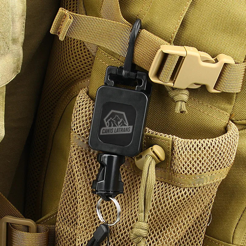 Free Shipping 4 Color Tactical Military Gear Retractor For Tactical Backpack Outdoor Hiking Camping Travel Kit GZ330081