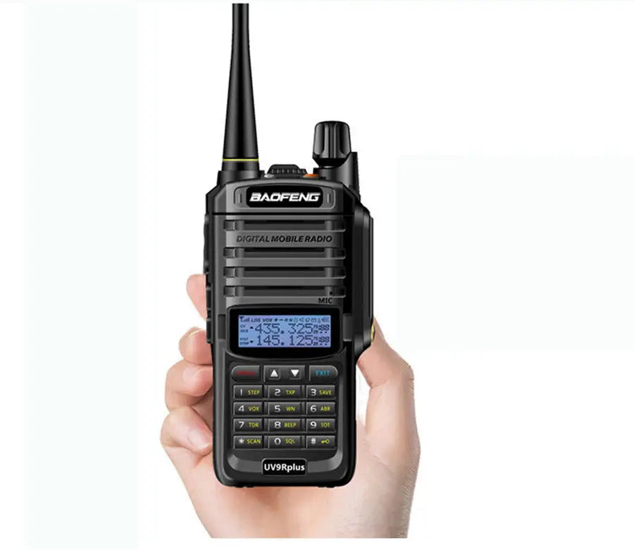 Baofeng UV-9R Plus waterproof Walkie Talkie CB Radio High Power VHF UHF Dual Band Handheld Two Way Radio 10km long range