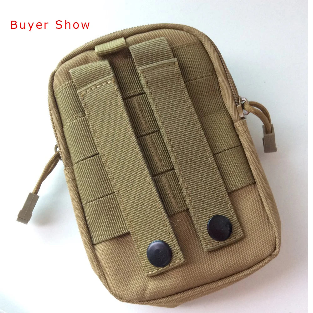 EDC Bag Tactical Gear Military small Waist Bag nylon Molle Pouch Waterproof Bag Fanny Pack For Phone X Case Hunting Bags