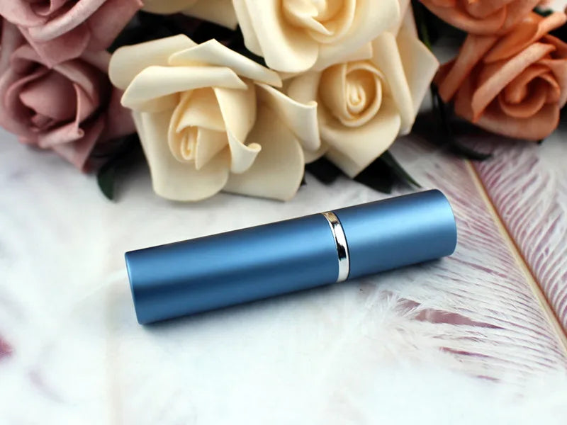 1PC 5ml 10ml Portable Mini Perfume Glass Bottle Travel Aluminum Spray Atomizer Empty Metal Parfume Atomiser Sprayer