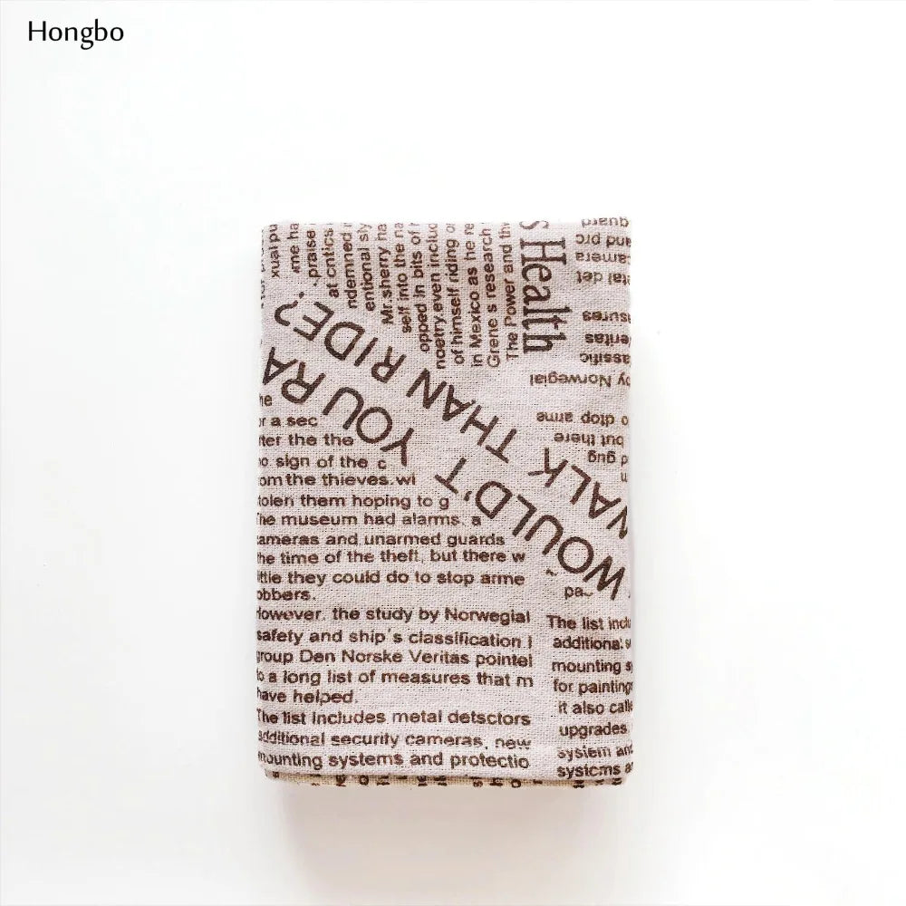 Hongbo 1 Pcs Plaid Cotton Placemat Japanese Fashion Style Fabric Table Mats Napkins Simple Design Tableware Kitchen Tool