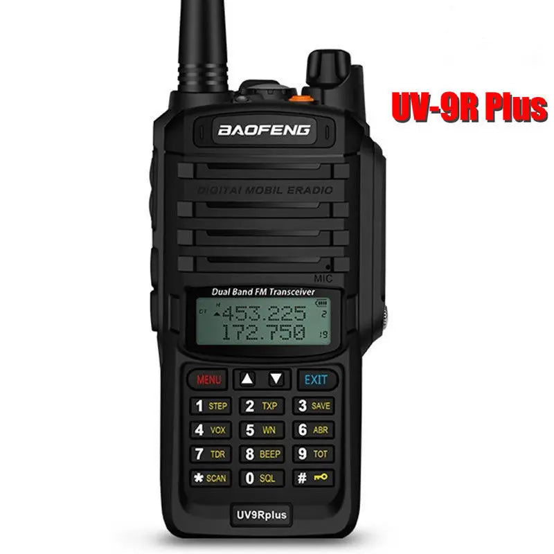 Baofeng UV-9R Plus waterproof Walkie Talkie CB Radio High Power VHF UHF Dual Band Handheld Two Way Radio 10km long range