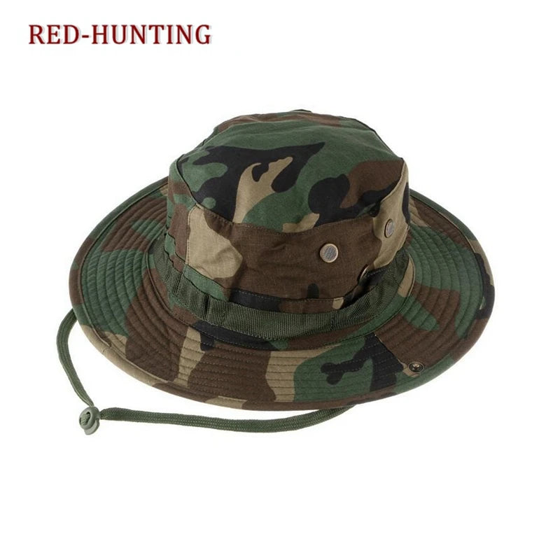 Boonie Hat Tactical Adjustable Boonie Hats for Men Women Hunting Fishing Outdoor Safari Sun Ocp boonie hat