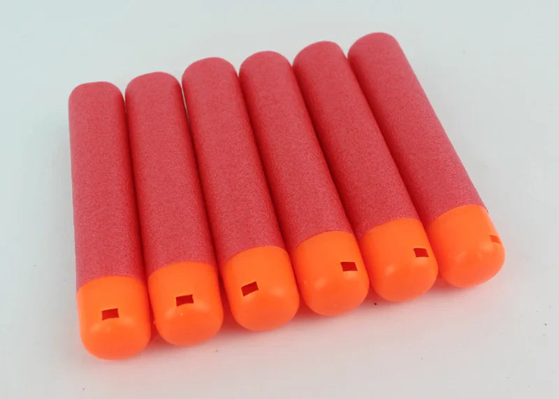 30Pcs 9.5x1.8cm Accustrike Big Hole Sucker Head Bullets Red Sniper Rifle Bullets Darts for Nerf Mega Toy Gun Foam Refill Darts