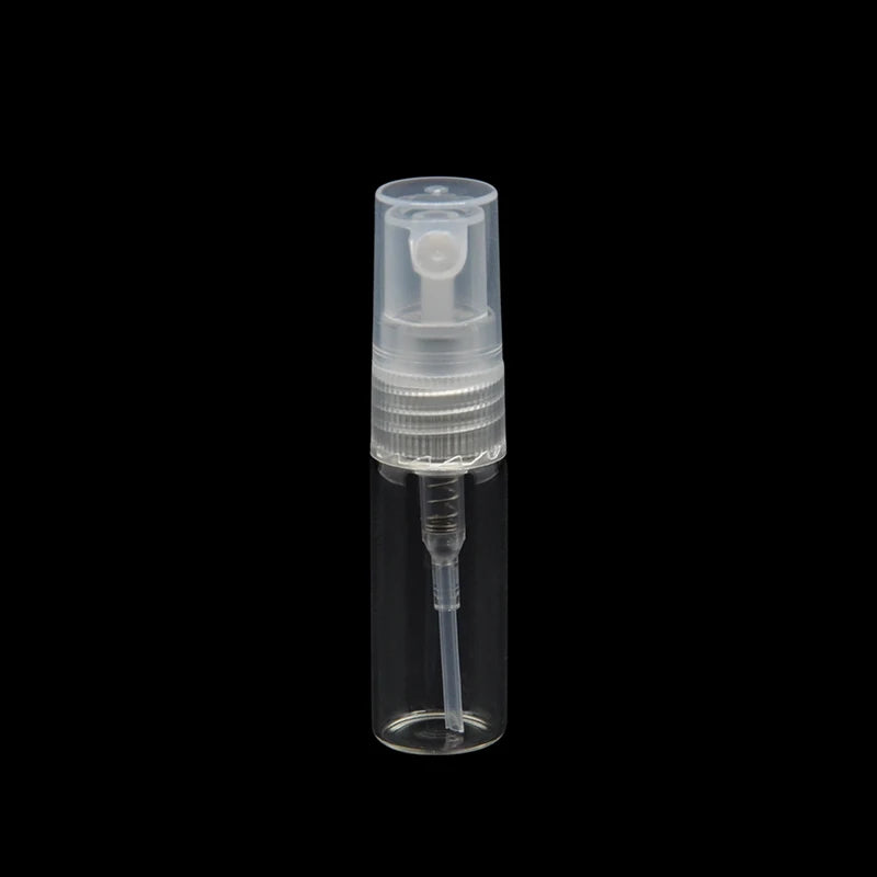 5pcs/pack 2ML 3ML 5ML 10ML Clear Mini Perfume Glass Bottle Empty Cosmetics Bottle Sample Test Tube Thin Glass Vials Amber