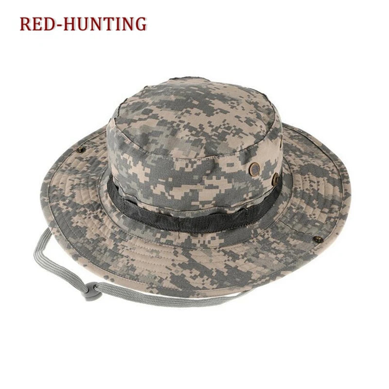 Boonie Hat Tactical Adjustable Boonie Hats for Men Women Hunting Fishing Outdoor Safari Sun Ocp boonie hat