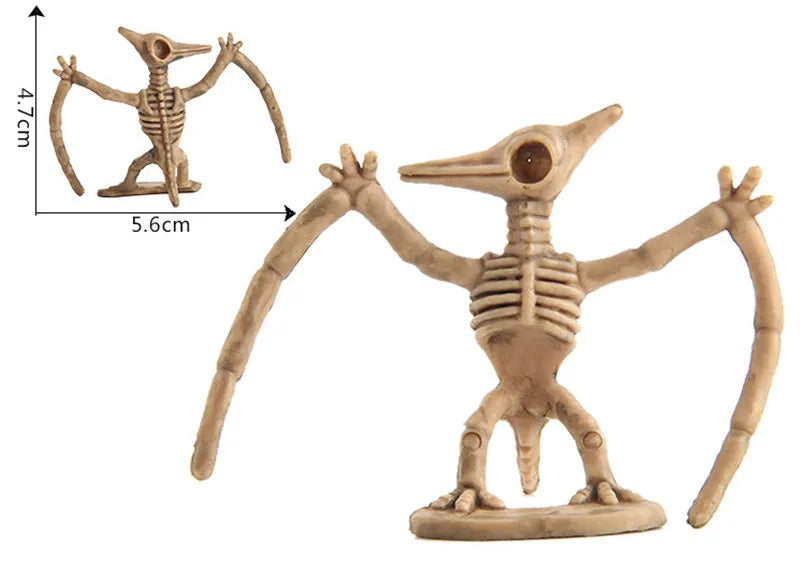 12Pcs Mini Dinosaur Skeleton Fossils Bones Action Figures Toys Kit Simulation Dinosaur Model Educational Toy For Children Boys