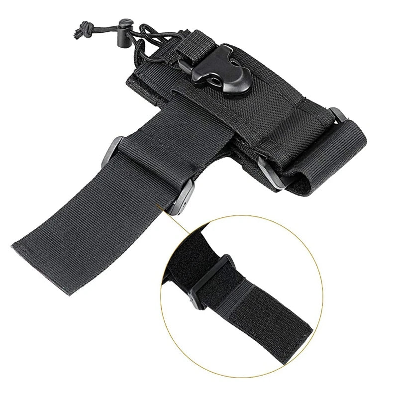 Tactical Molle Radio  Holder Pouch Walkie Talkie Holster Nylon Waist Pack Belt Magazine Mag Pouch Pocket Pocket Hunting