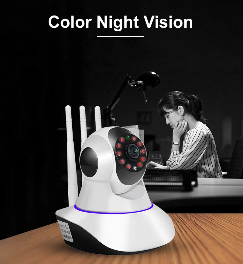 1080P Wireless WiFi Camera Home Security Surveillance Indoor IP Camera Motion Detection 360 PTZ Cam Securite Kamera Baby Monitor