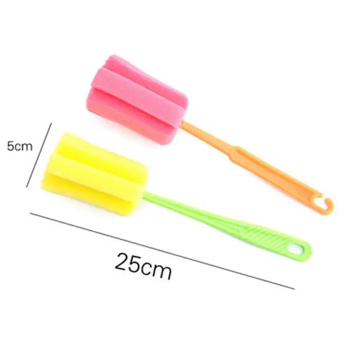 1PCS Bottle Sponge Brushes Cup Glass Milk Bottles Brush Washing Cleaning Cleaner Kitchen Tools Baby Accessories Hot Sale