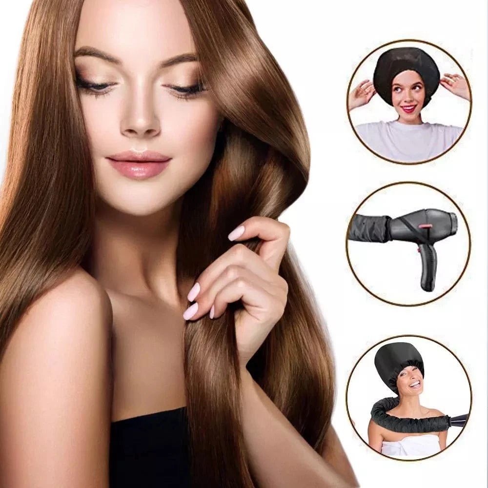 Portable Soft Hair Drying Cap Adjustable Womens Hair Hairs Blow Dryer Quick Dryer Cap Home Hairdressing Salon Supply Accessories