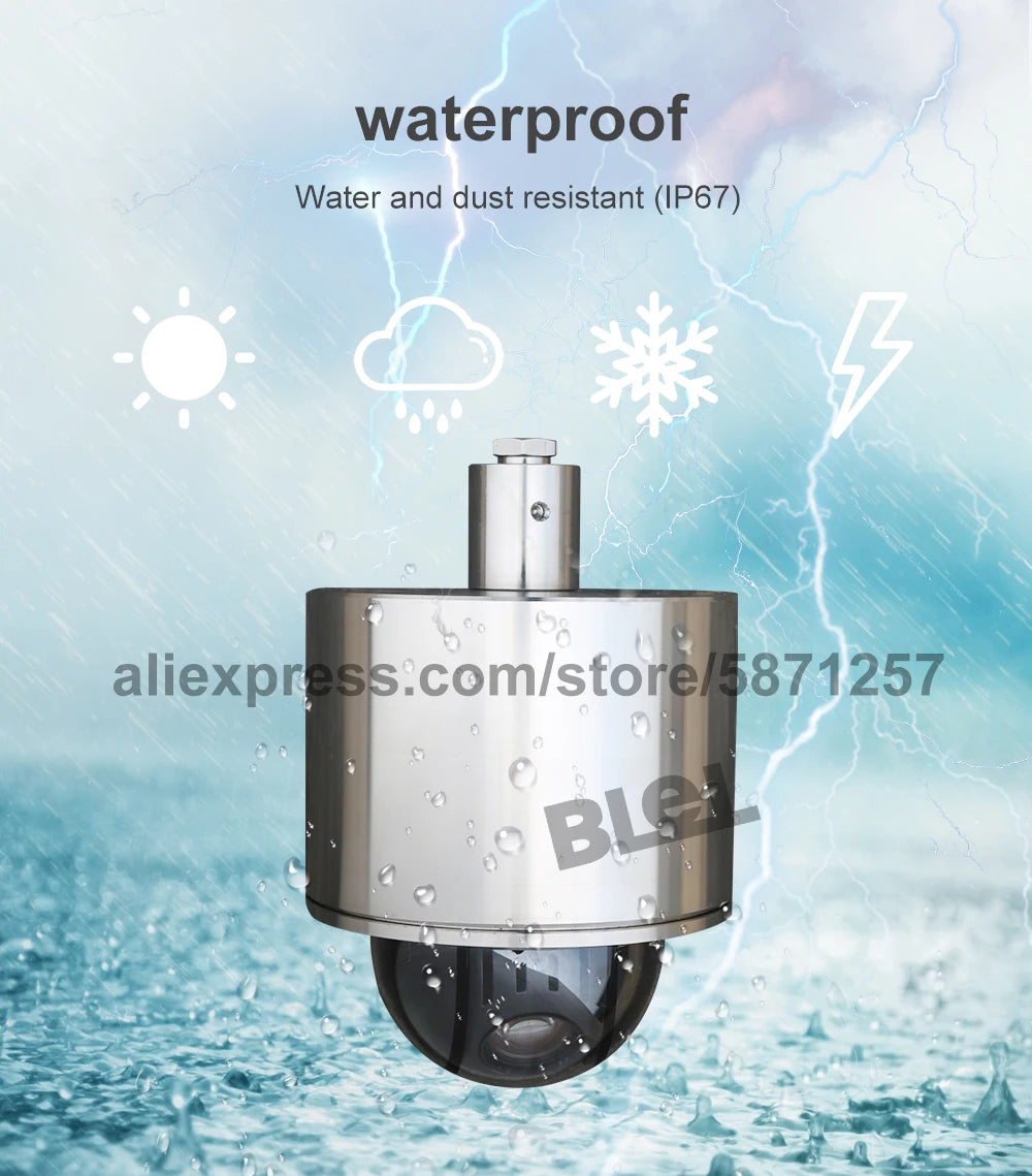 Explosion-proof Camera 4MP Built-in Hik camera 304 Stainless Steel Explosieveilige Support PoE Hik-Connect app IR 50M