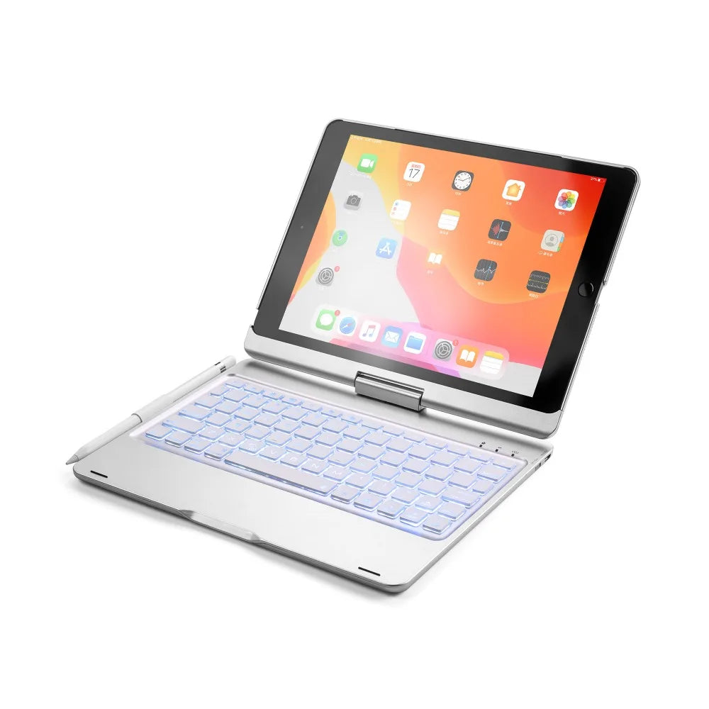 Wireless Bluetooth Keyboard Cover for ipad pro11‘’ new ipad pro11‘’ Ultra thin light-emitting 360rotate Ultra thin keyboard case