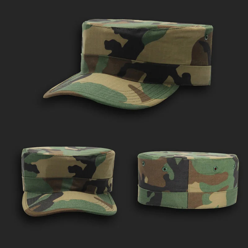 Men's Tactical Cap Blank Plain Camo Fitted Hats Multicam Caps Baseball Desert FG Camouflage Cap Hat Gear