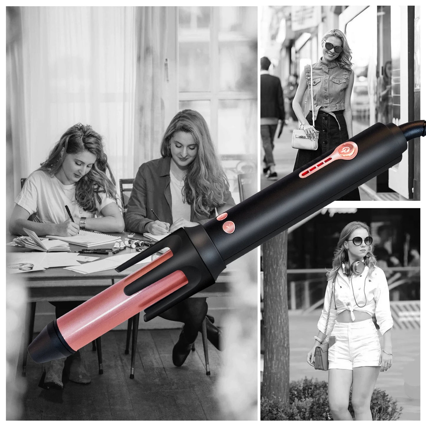 Automatic Hair Curler Auto Hair Curling Iron Ceramic Rotating Air Curler Air Spin Wand Styler Curl Machine Magic Hair Curler