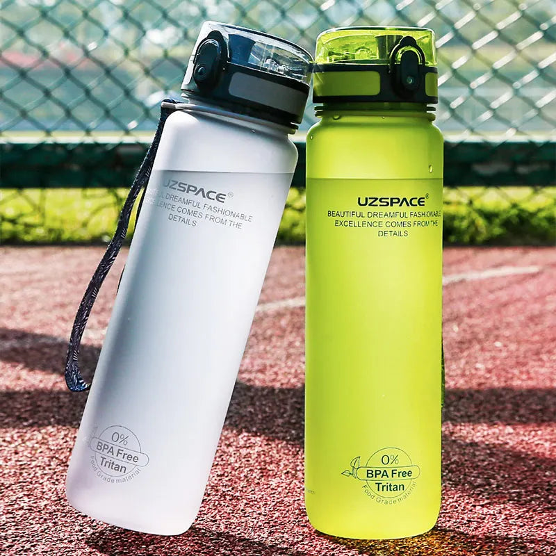 1000ml Large Capacity Water Bottle Portable Leakproof Shaker Frosted Plastic Drinkware Travel Camp Sports Direct Drinking Bottle