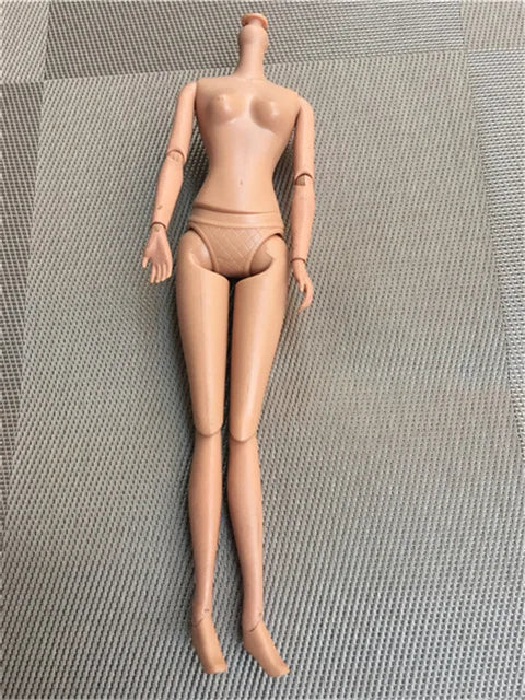 Multi Joints Movable Doll Body Figure Fat Slim Yoga Doll Body Beige White Brown Doll Toy Body For All 1/6 Head Man Lady Doll Toy