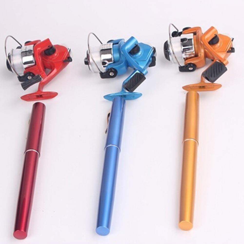 Telescopic Mini Pen Shape Portable Pocket Fish Spinning Rod Pole with Fishing Reel