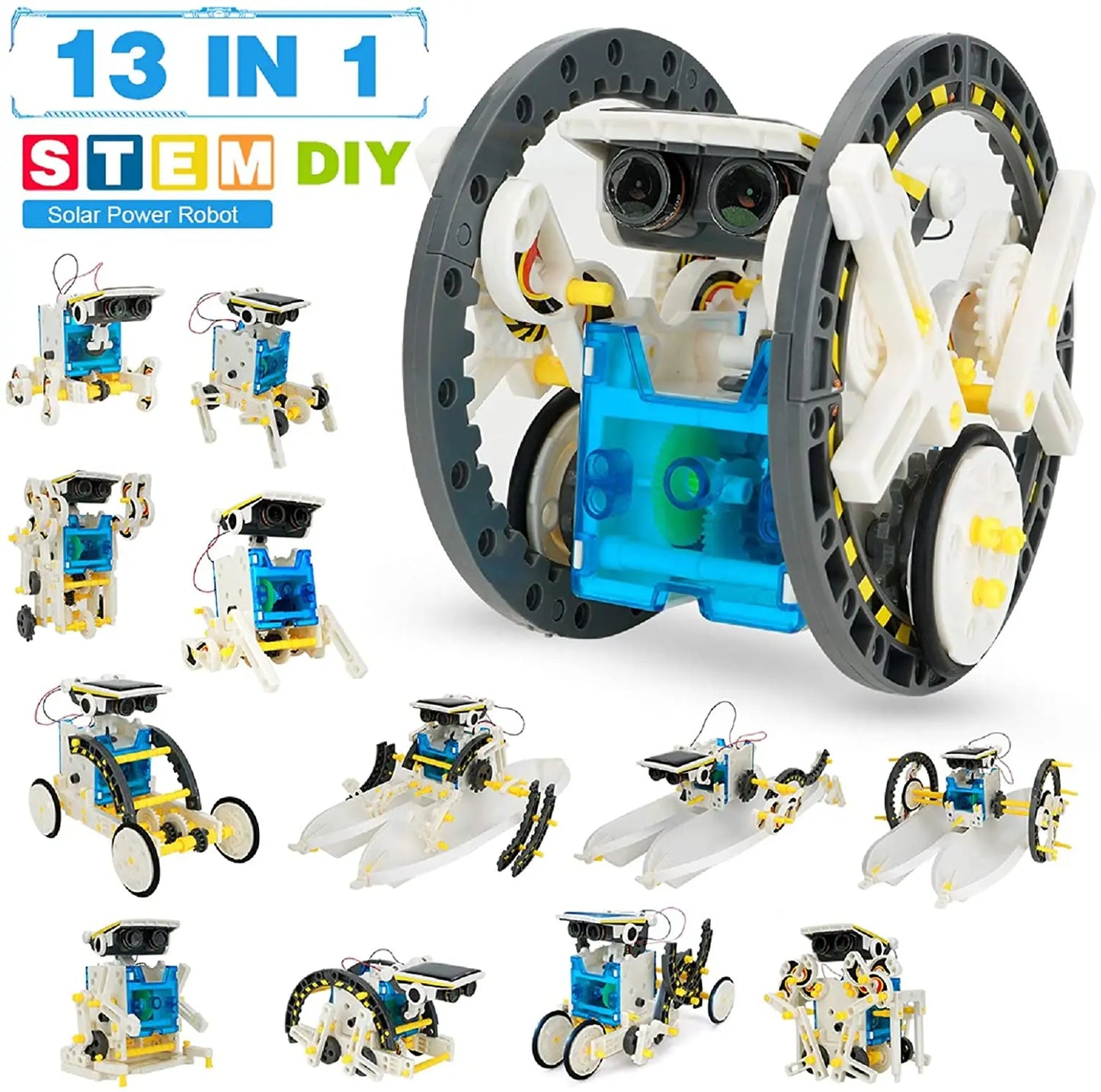 STEM Solar Robot Educational Toys Technology Science Kits Learning Development Scientific Fantasy Toy for Kids Children Boys