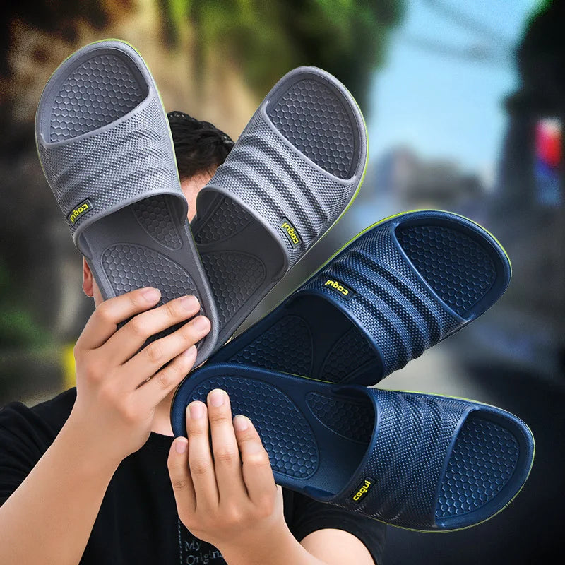 Men's Slippers EVA Non-slip Bathroom Slippers Soft comfortable Home Summer Unisex Slippers Indoor House slippers for Man