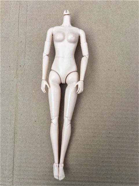 Multi Joints Movable Doll Body Figure Fat Slim Yoga Doll Body Beige White Brown Doll Toy Body For All 1/6 Head Man Lady Doll Toy