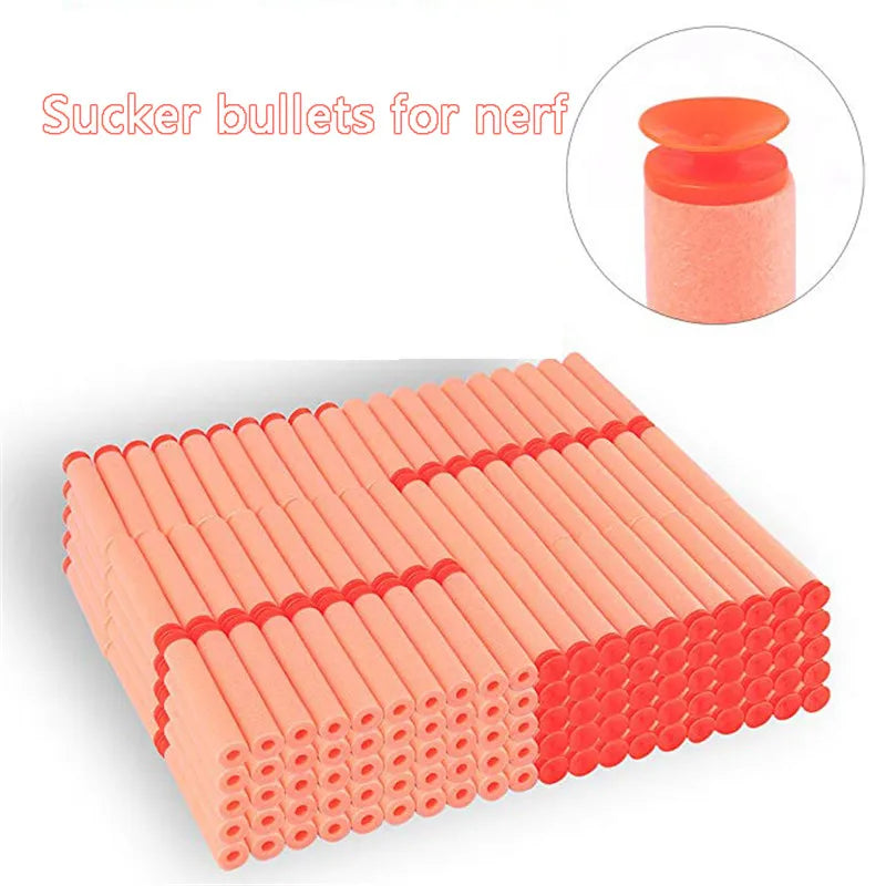 New Orange Sucker Bullets for Nerf Toy Gun bullets Children Toys EVA Foam Refill Darts For Nerf Series Blasters Xmas Kids Gift